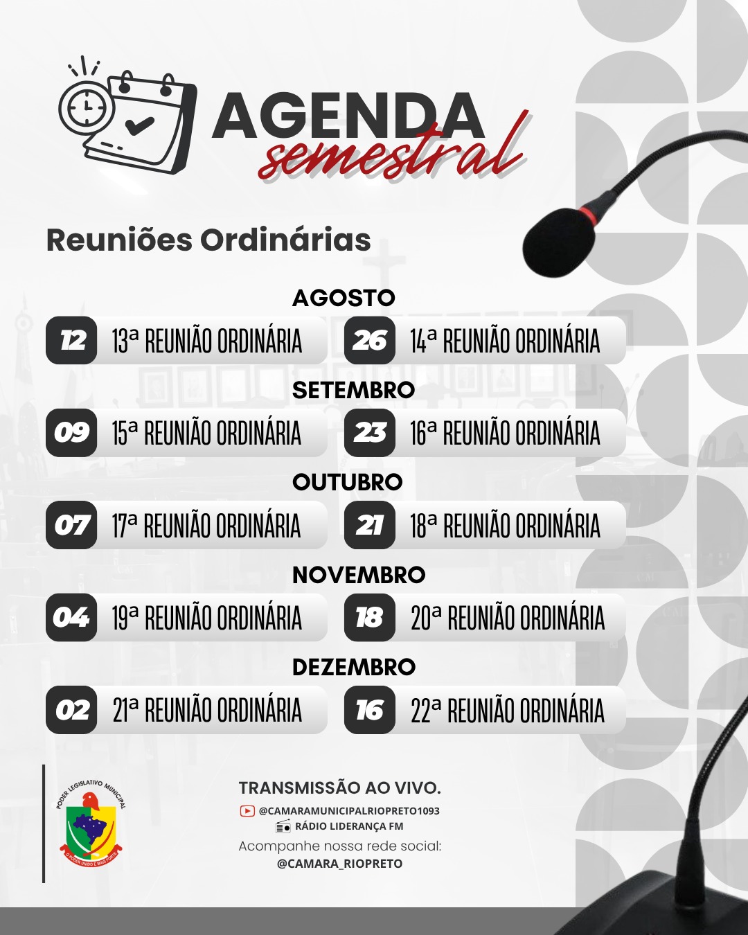 Agenda Semestral