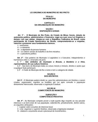 Lei Orgânica Municipal